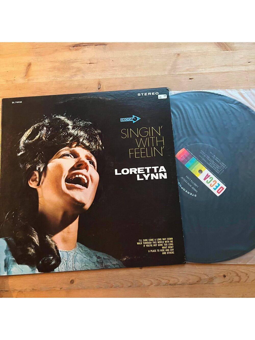 Loretta Lynn - Singin' with Feelin' 33rpm VG+ VR18